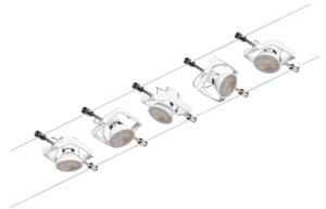 Paulmann 94432 - Set 5xGU5,3/10W, sistem complet cu cablu MAC, 230V, alb
