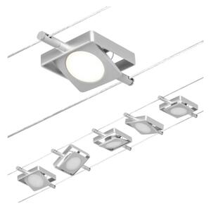 Paulmann 94420 - Set 5xLED/4,5W sistem complet cu cablu MAC 230V crom mat