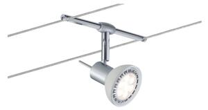 Paulmann 94136 - Set 5xGU5,3/10W, sistem complet de iluminat pe cablu SHEELA, 230V, crom