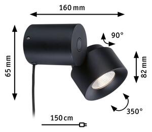 Lampă 2 în 1 dimabilă de masă Paulmann 79776 LED/3W PURIC PANE 230V