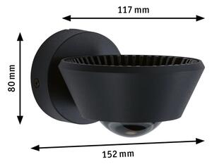 Aplică dimabilă Paulmann 79769 LED/9W IP44 SABIK 230V