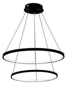 Lustră LED pe cablu LED/37W/230V 3000K negru
