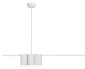 Lustră pe cablu GENESIS 5xGU10/8W/230V alb
