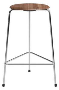 High Dot™ Counter Stool 3-legs Walnut Veneer - Fritz Hansen