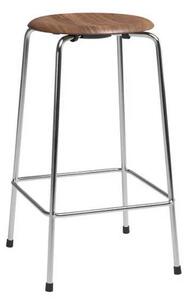 High Dot™ Counter Stool 4-legs Walnut Veneer - Fritz Hansen