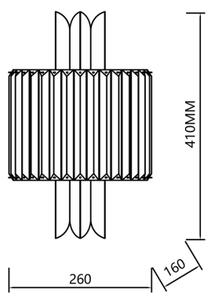 Aplică MARGOT 2xE14/40W/230V crom