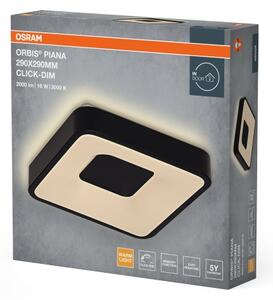 Osram - Plafonieră LED dimabilă ORBIS PIANA LED/16W/230V 29x29 cm neagră