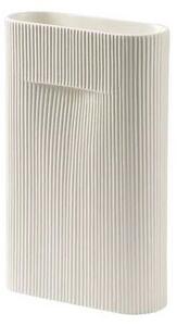 Ridge Vase H35 Off-White - Muuto