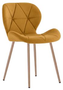 Scaun de masa MANGO VELVET, mustar