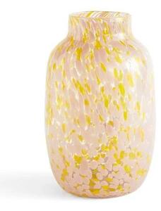Splash Vase Round Large Light Pink/Yellow - Hay