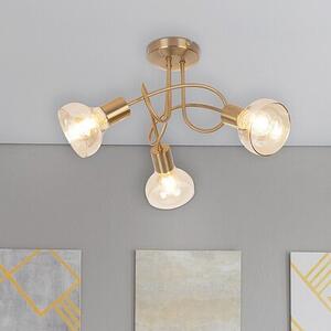 Rabalux Holly lampă de tavan 3x40 W alamă-chihlimbar 5548