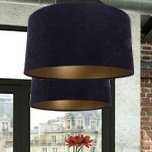 BPS Koncept Standard HomeLight lampă suspendată 1x60 W negru-auriu 010-009-40