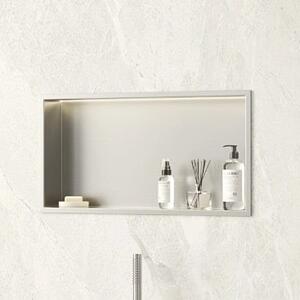 Balneo Wall Box LED Inox raft de nișă 60 cm B0101010109-2