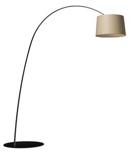 Twiggy LED Lampadar Black/Wood - Foscarini