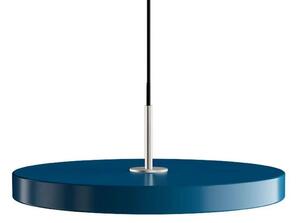 Asteria Lustră Pendul Medium Petrol Blue/Steel Top - UMAGE