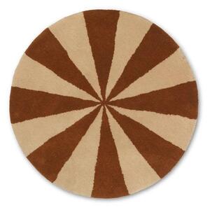 Arch Tufted Covor Small Întuneric Brick/Off-White - Ferm Living