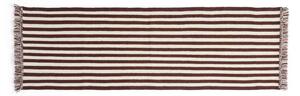 Stripes and Stripes Wool Covor 200x60 Cream - HAY