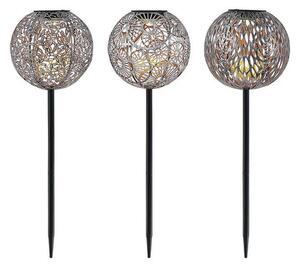 Vilani LED Celulă Solară Lampă de Grădină 3 pcs. Silver - Lindby