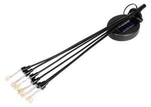 Lampă solară LED decorativă cu senzor, 1,2 V, 3000 K, 73 cm, 600 mAh, IP44