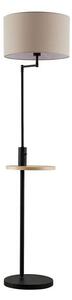 Zinia Lampadar Black/Grey/Wood - Lindby