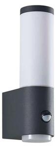 Okari Aplica de Exterior w/Sensor Opal/Dark Grey - Lindby