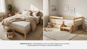 Topper saltea Zymmo, Kala, 60x120x10, Medie-tare