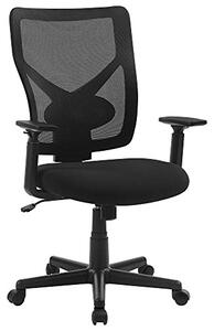 Scaun de birou, Songmics, Negru, 68x67x(100.5-112.5) cm