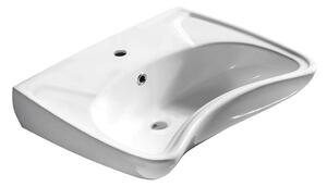 Isvea Handicap lavoar 59.5x45.6 cm dreptunghiular clasică pentru persoane cu dizabilități alb luciu 10TP60060
