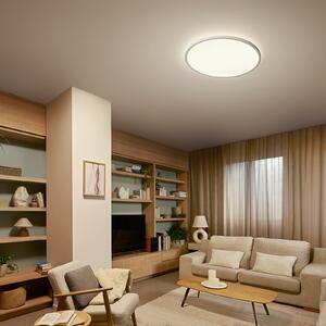 Philips Plafonieră LED Superslim, albă, CCT, dimabil, reglabil, Alb, Camera de zi / sufragerie, Plastic