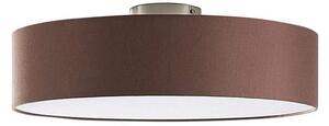 Sebatin Plafonieră Ø50 Brown/White/Nickel - Lindby