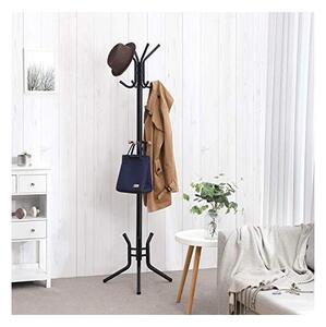 Cuier tip pom Model Wise, Negru, 49x49x176 cm