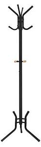 Cuier tip pom Model Wise, Negru, 49x49x176 cm