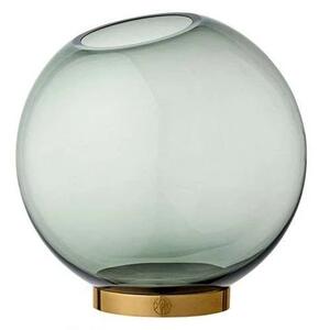 Globe Vaza w/Stand Ø10xH10 Forest/Gold - AYTM