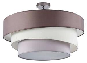 Melia Plafonieră Grey-Brown/White/Grey/Chrome - Lindby