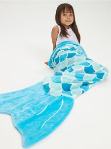 Sinsay - Pătură coadă de sirenă - albastru-pal
