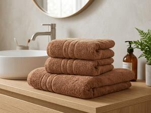 Prosop Classic 50 x 100 cm maro, 100% bumbac