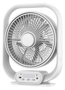 Lampă de birou LED cu ventilator LED/2W/230V albă