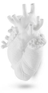 Love In Bloom Giant Rășină Heart Vaza Alb - Seletti