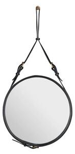 Adnet Oglindă Circular Ø45 Black Leather - GUBI