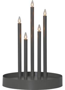 Decorațiune luminoasă neagră ø 32 cm Deco – Star Trading