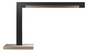 Inlay T2 Linear Veioză Satin Matt Black/Satin Gold - Light-Point