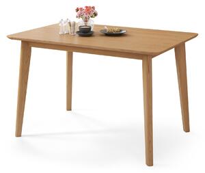 MAZZONI EXPORT ROXY Stejar natural - MASĂ RECTANGULARĂ DE LEMN 120 sau 150 cm PENTRU BUCĂTĂRIE/SUFRAGERIE RETRO