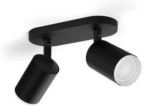 Fugato Spot 2 Plafonieră Bluetooth White/Color Amb. Black - Philips Hue