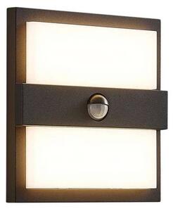 Gylfi Aplica de Exterior w/Sensor Graphite/White - Lucande