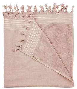 Prosop de plaja WALRA roz 90 x 180 cm, 100% bumbac