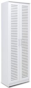 Dulap Pantofi Sante 21 Perechi Alb 60x37x183 cm