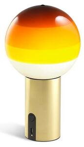 Dipping Light Portable Veioză Amber/Brushed Brass - Marset