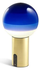 Dipping Light Portable Veioză Blue/Brushed Brass - Marset