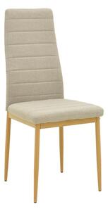 Scaun Parker, bej/natural, 39.5x48x95 cm