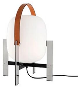 Cesta Metálica Veioză w/Handle Stainless Steel/White Opal Glass - Santa & Col